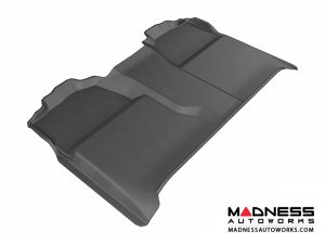 Chevrolet/ GMC Silverado/ Sierra Crew Cab Floor Mat - Rear - Black by 3D MAXpider (2007-2013)